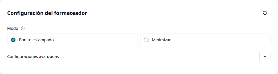 Elegir un modo